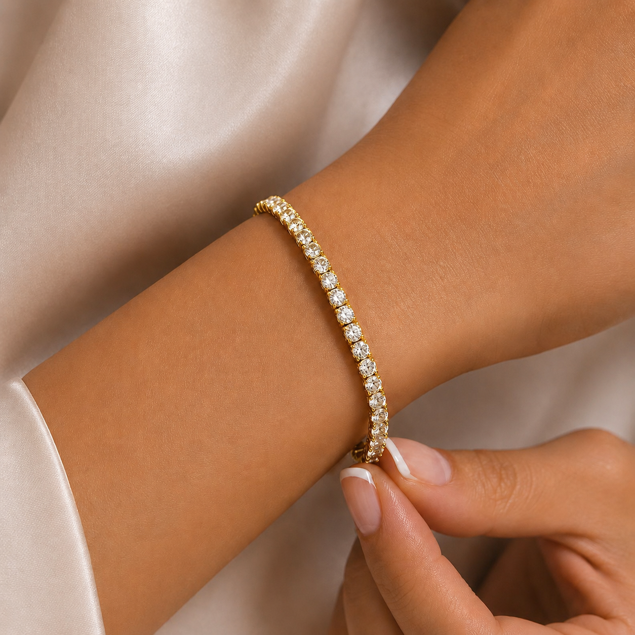 Celeste Tennis Bracelet