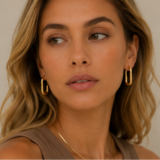 Aria Oval Hoops