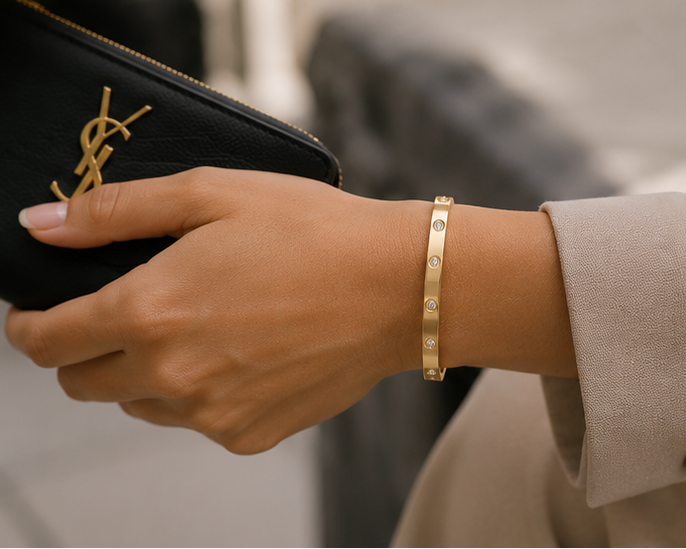 Aurielle Love Diamond Bangle