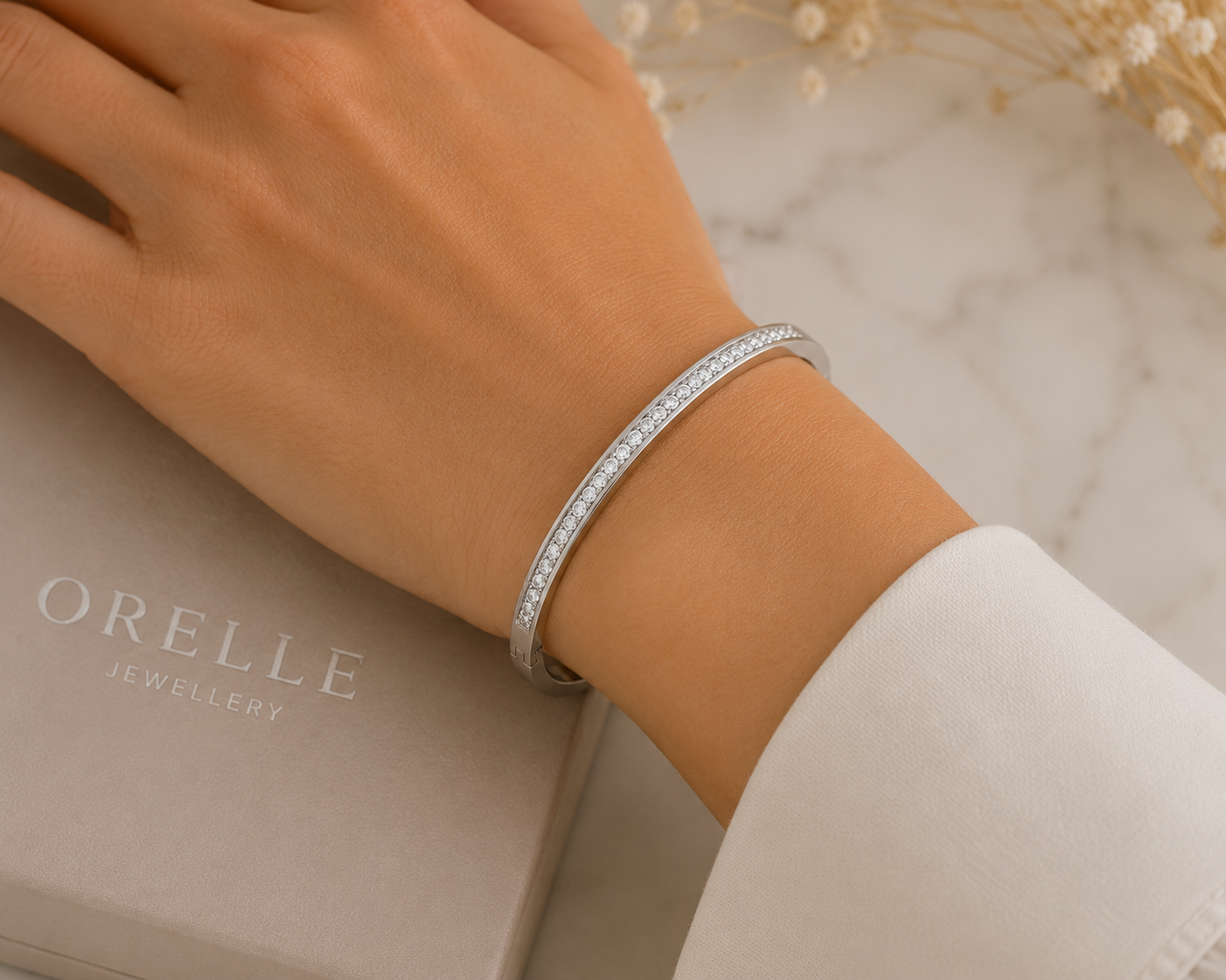 Esmée Diamond Bangle