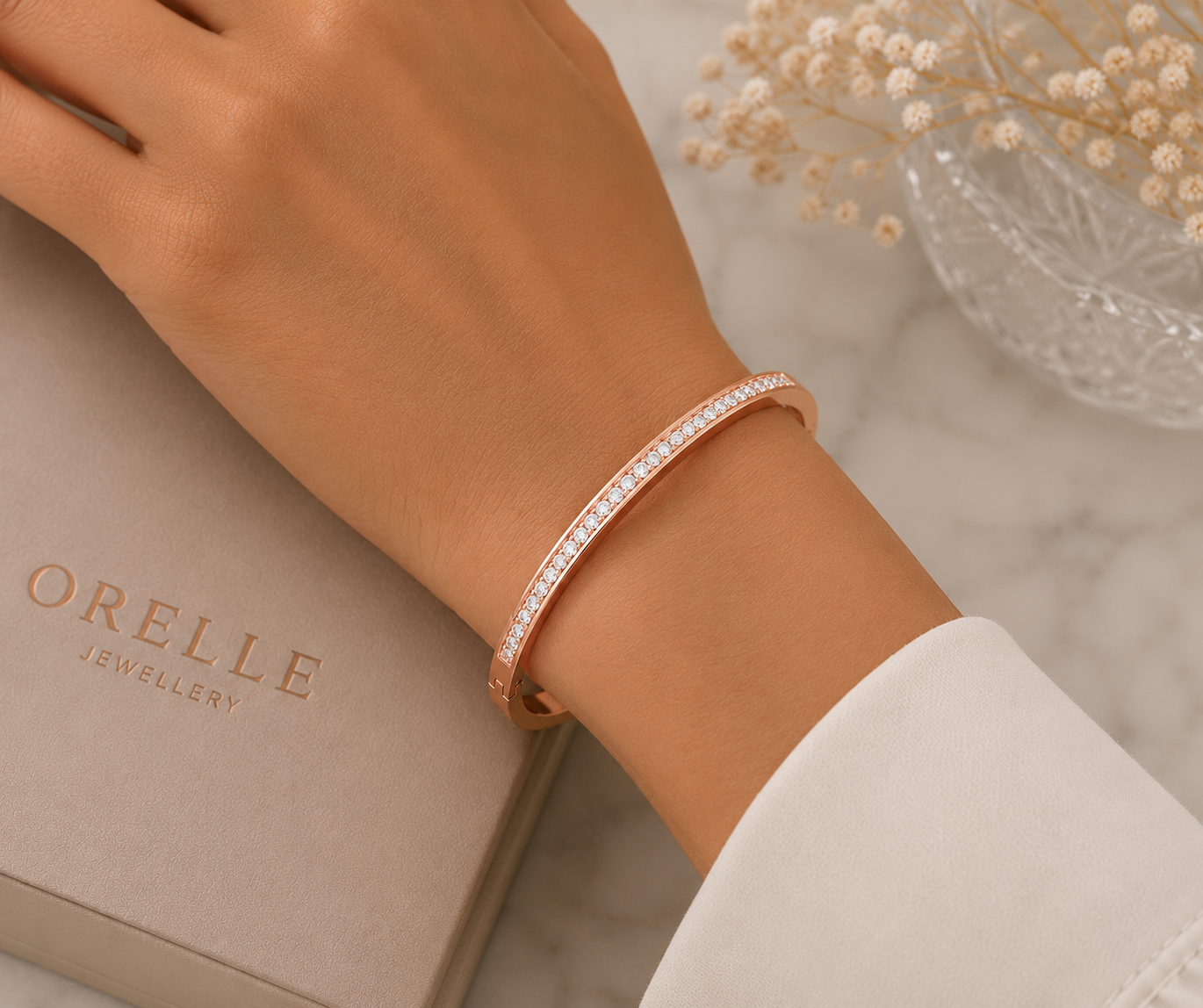 Esmée Diamond Bangle