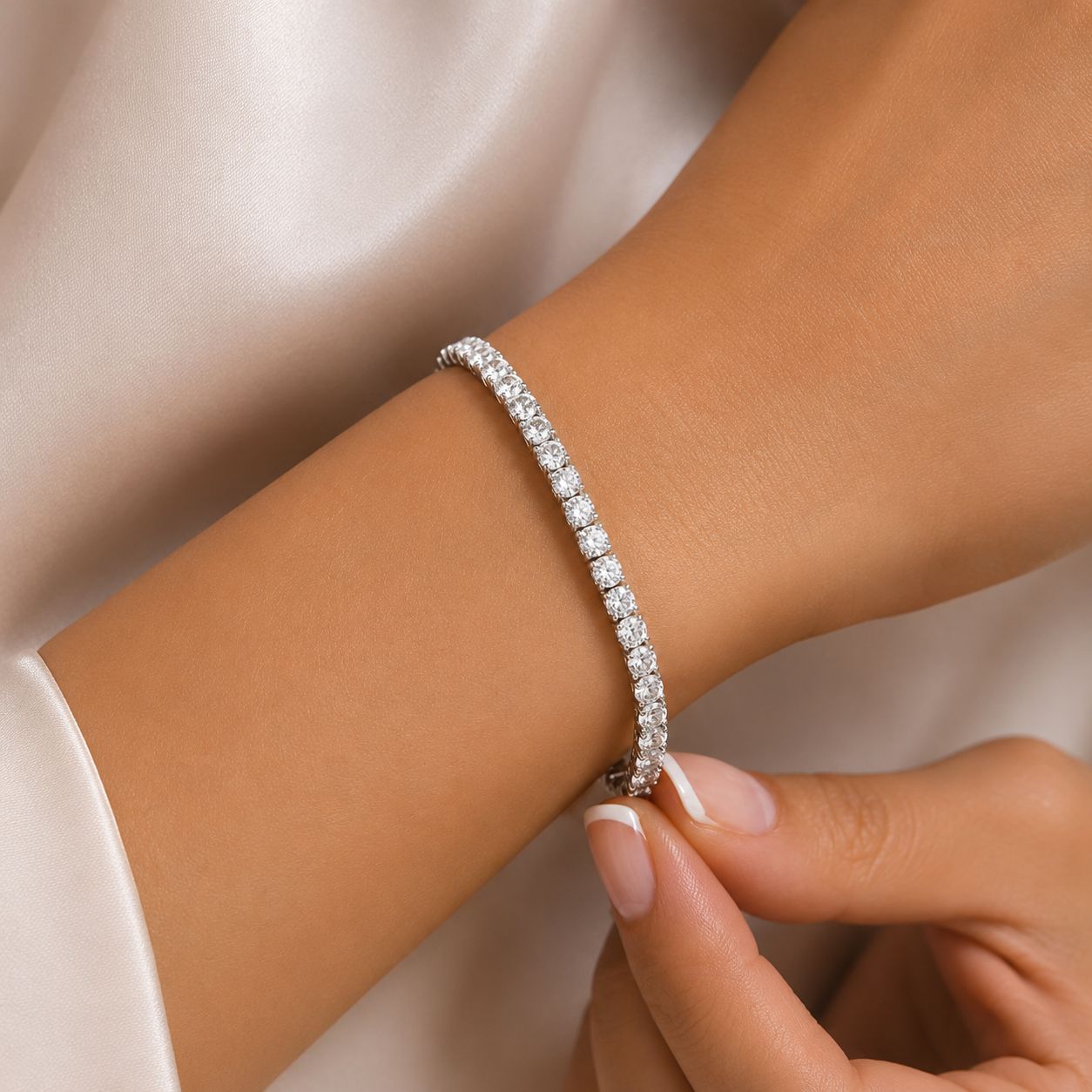 Celeste Tennis Bracelet